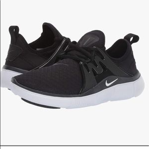 Women’s Black/White/Anthracite Nike Swoosh Sneakers, Size 10